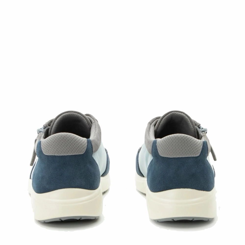 Alegria Women's Eazeer Sneaker in Tempest Blue Long Travel Ultra Breathable