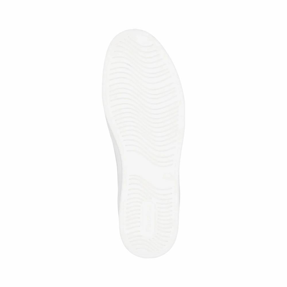 Versatile Step Remonte Women's Kendra 01 Sneaker in White/Cream