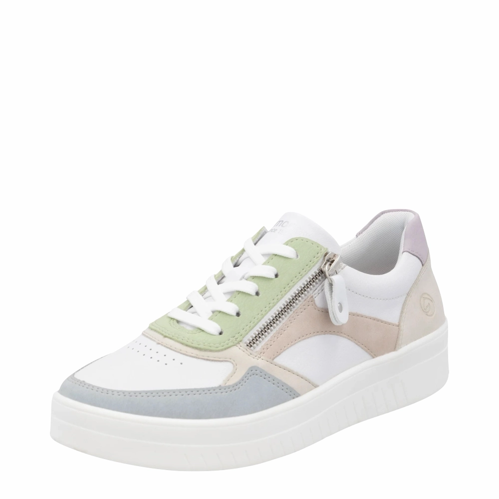 Park Jogger Remonte Women's Kendra 01 Sneaker in White/Cream