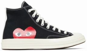 removable - lining shoes Converse Chuck Taylor All-Star 70 Hi Comme des Garcons PLAY Black
