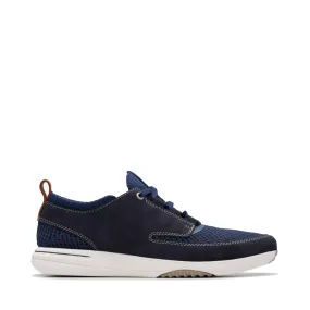 Parade Walk Inner Softness Clarks Men's Easeway Sport Sneaker in Navy Combination