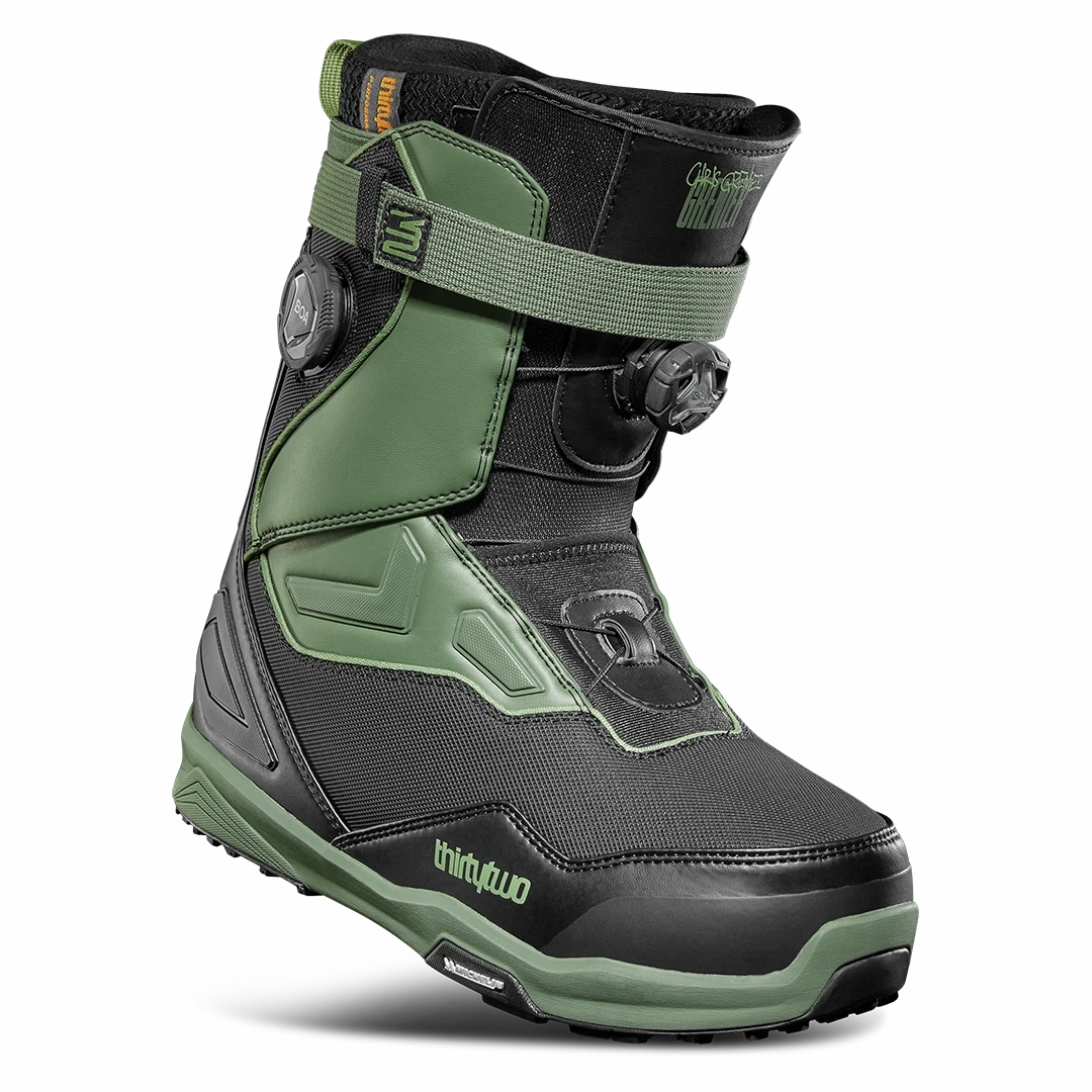 Men's TM-2 XLT Double BOA? X Grenier Snowboard Boots Leather Lining Versatile Look