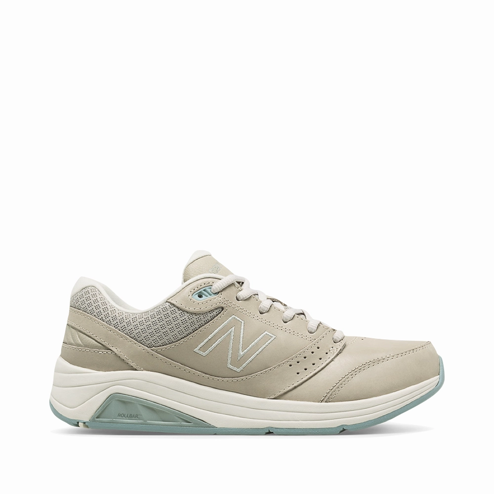 New Balance Women's 928v3 Leather Sneaker in Grey Cushion Touch