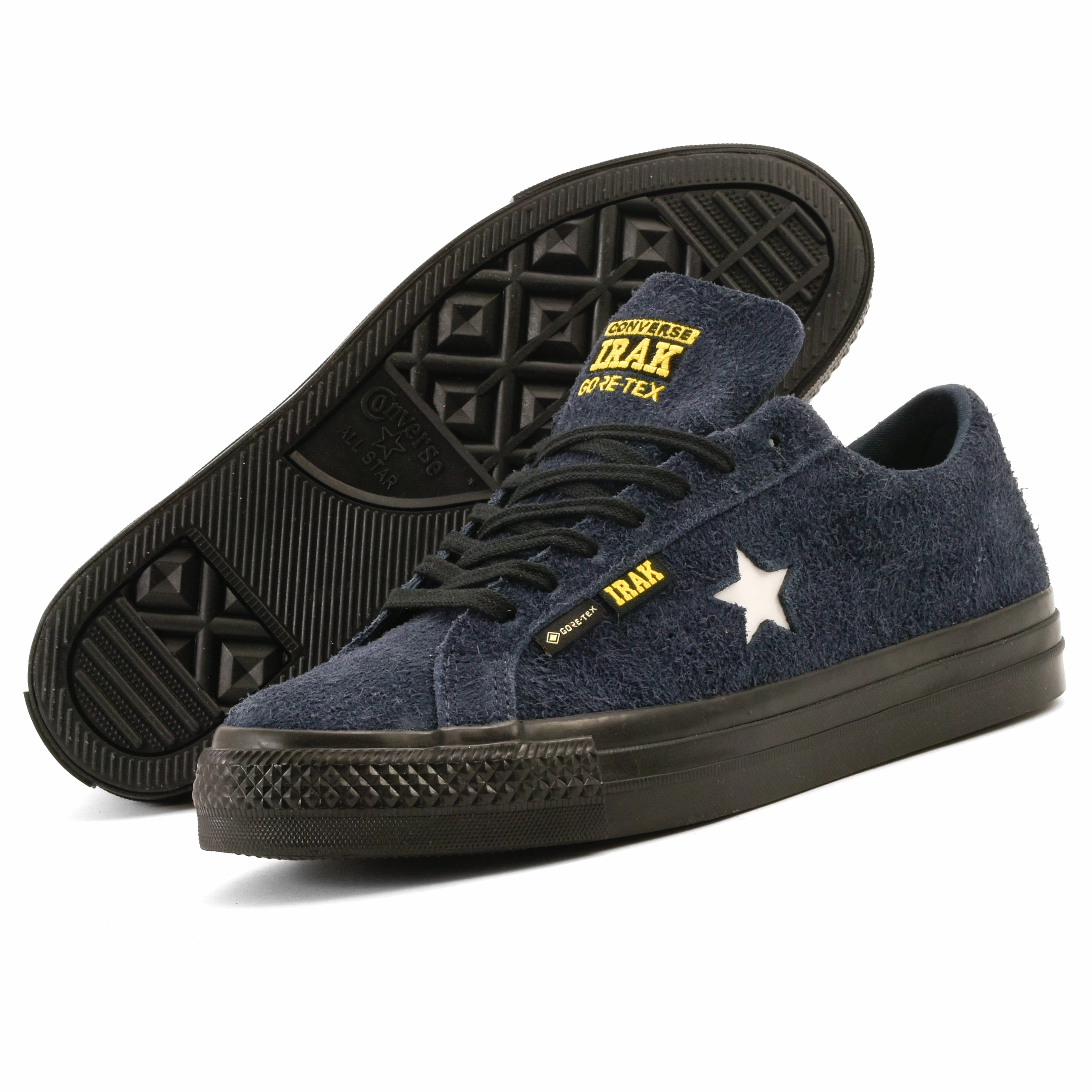 shiny shoes Cons - Converse x IRAK NYC One Star Pro OX (Navy/Black/Vibrant Yellow)