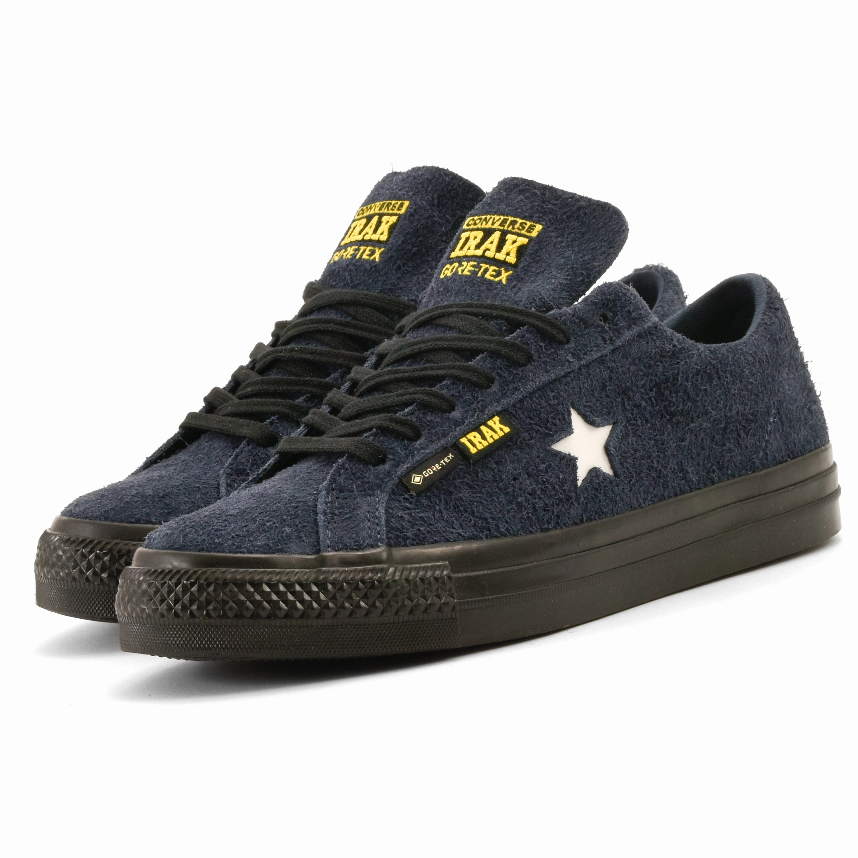 Cons - Converse x IRAK NYC One Star Pro OX (Navy/Black/Vibrant Yellow) medium - performance shoe capacity