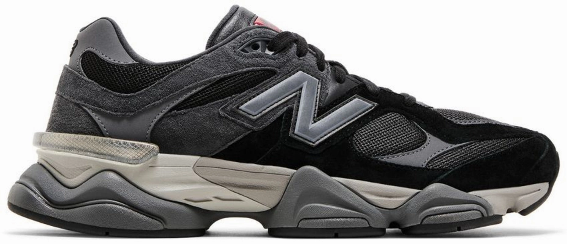 casual - runner shoes New Balance 9060 Black Castlerock Grey