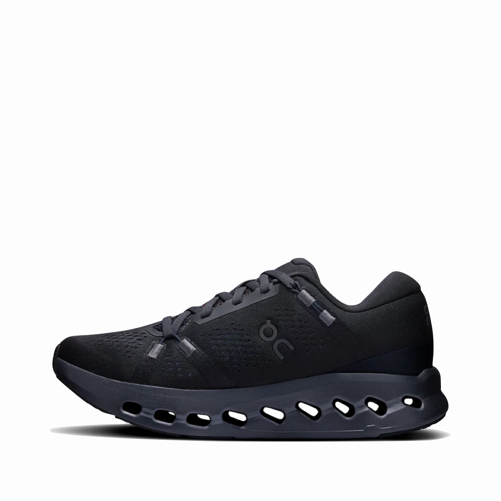 On Women's Cloudsurfer 2 Sneaker in Black/Black Timeless Style