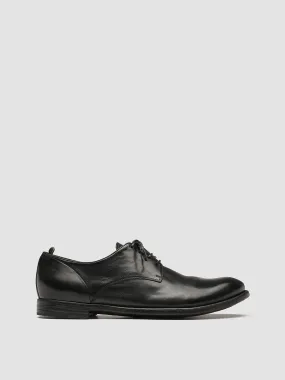 Japan Neat ARC 515 - Black Leather Derby Shoes