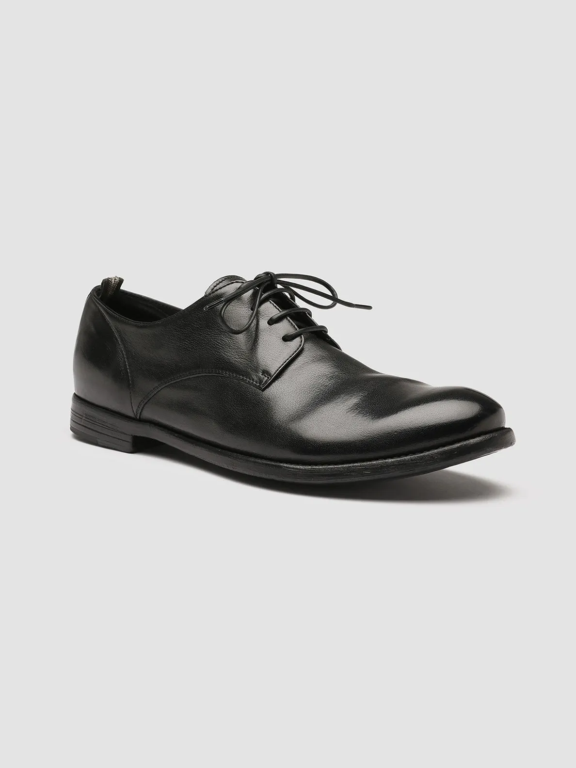 ARC 515 - Black Leather Derby Shoes Focus Wear Edge Look