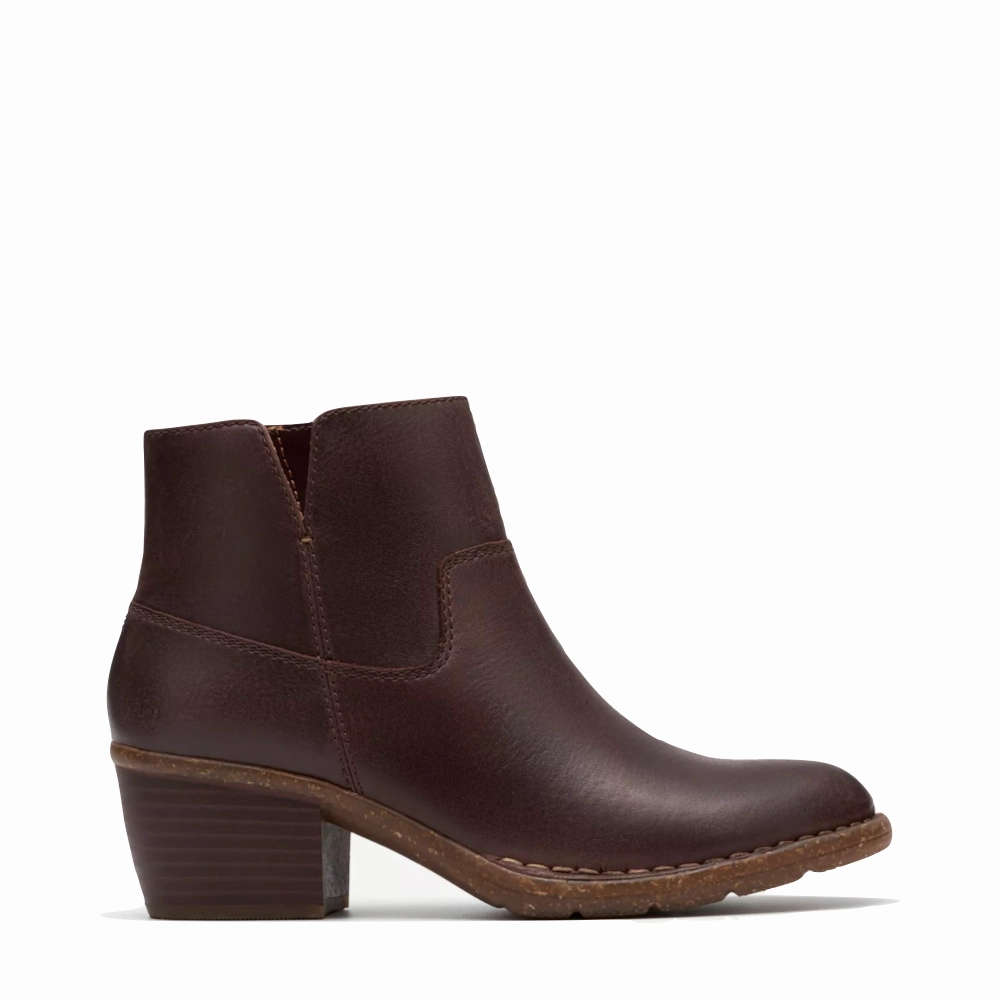 Clarks Women's Kastela Top Ankle Boots in Brown Balance Comfort