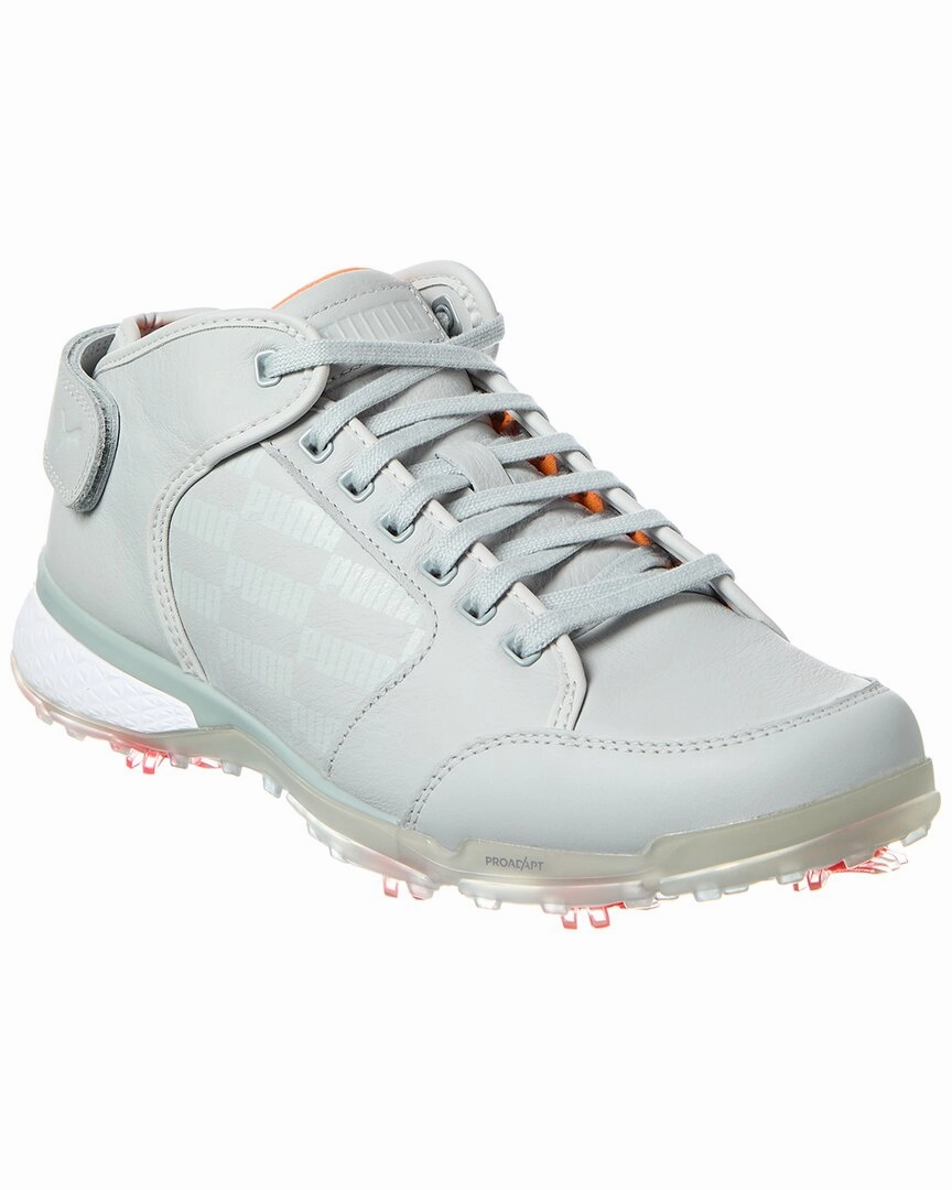 Comfort Cushioning Kinetic - powered PUMA Golf PROADAPT Delta Leather Golf Shoe