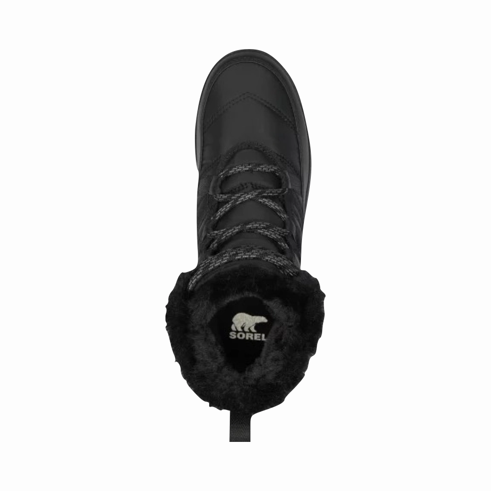 Street Mode Sorel Women's Whitney II Plus Waterproof Boot in Black/Quarry