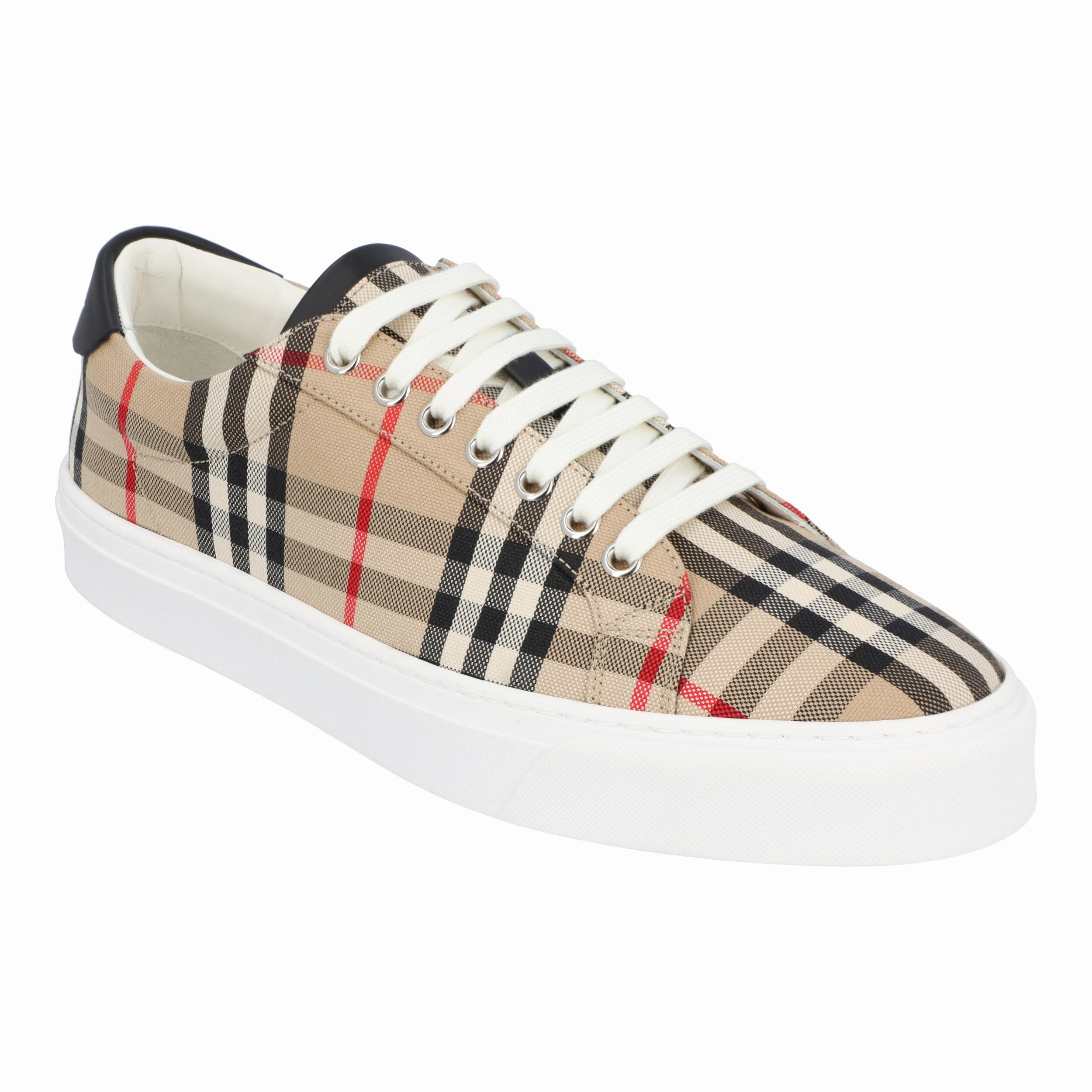 Long distance Forest Burberry Vintage Check Sneakers Beige