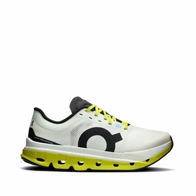 Hold Step On Women's Cloudflow 5 Sneaker in White/Lime