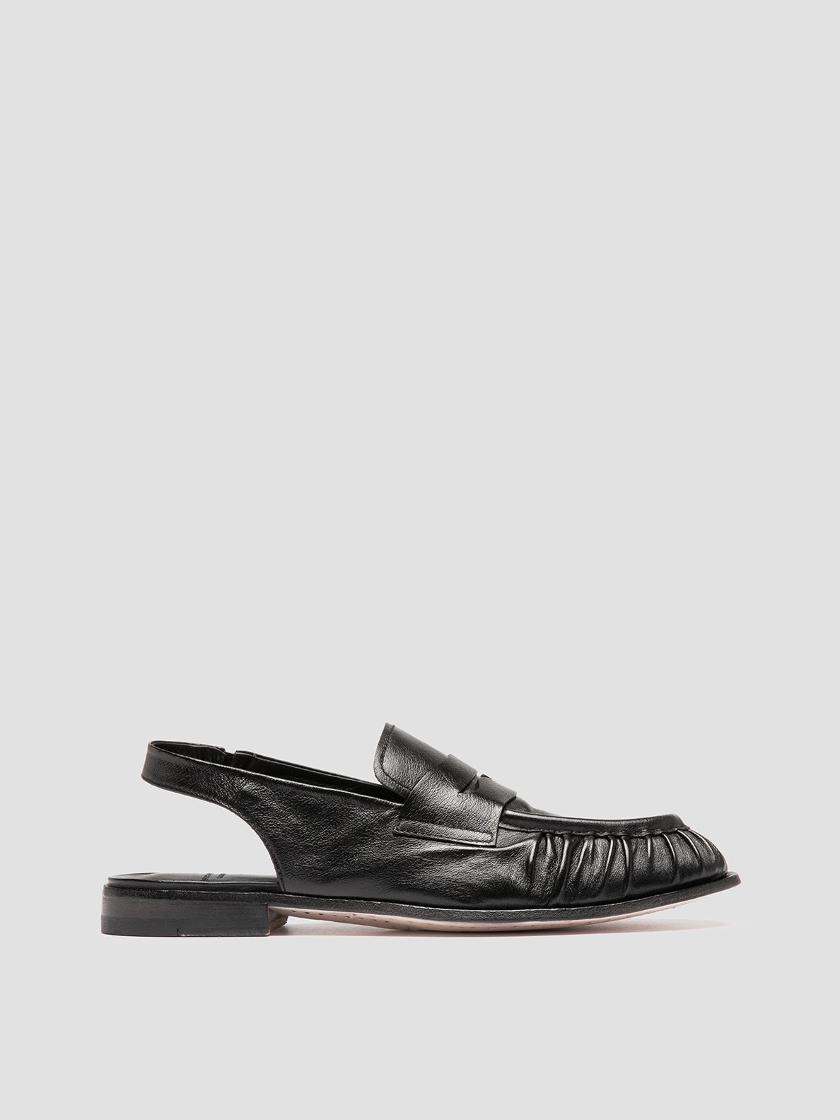 Classic Design SOLITUDE 102 - Black Leather Slingback