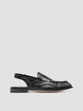 Classic Design SOLITUDE 102 - Black Leather Slingback