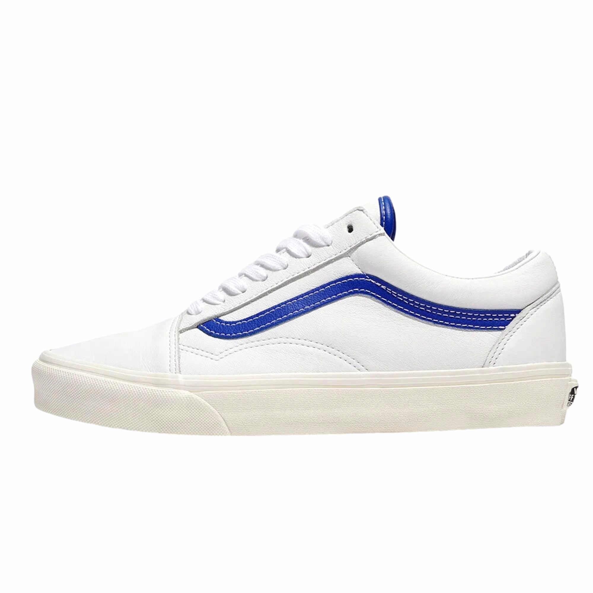 Vans Old Skool White / Blue  VN0007NTZ5D Men's stripe - design shoes