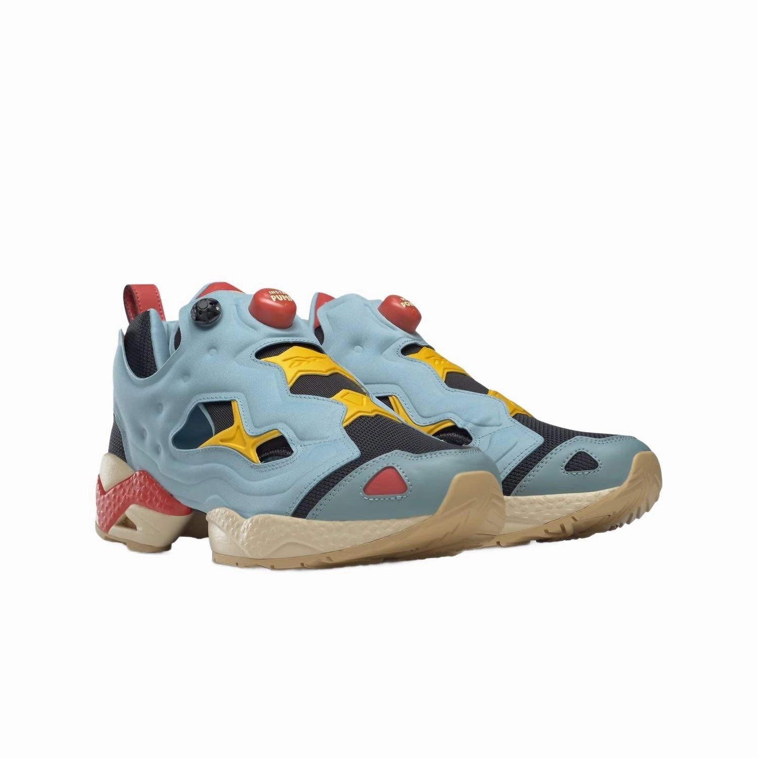 running in a coastal area Men's Looney Tunes Instapump Fury 95 Shoes In Whisper Teal/rhodonite/always Yellow
