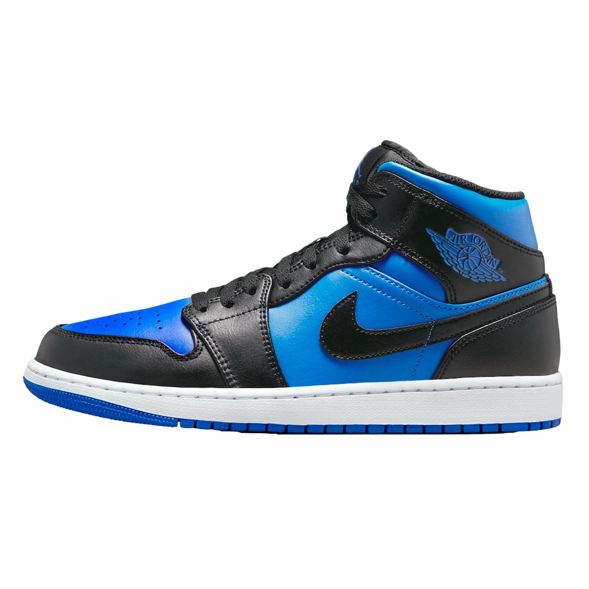 Nike Air Jordan 1 Mid Black / Royal Blue / Black - White  DQ8426-042 Men's Value for money deal SleekDesign