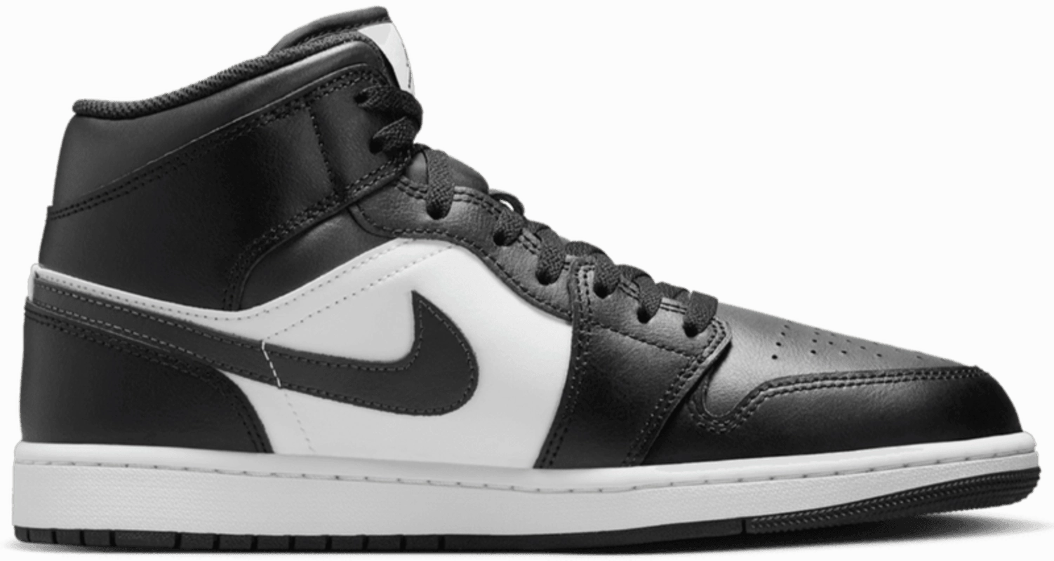 Jordan 1 Mid Off Noir Toe High Top veteran - run