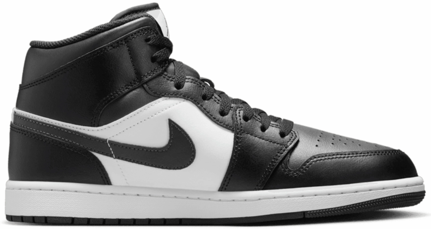 Ergonomic Support Jordan 1 Mid Off Noir Toe