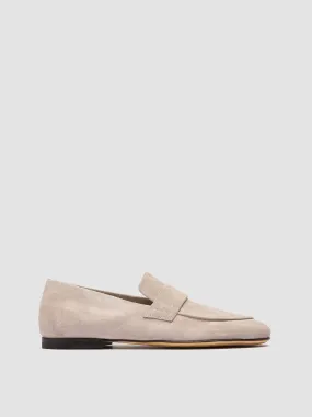 AIRTO 001 - Ivory Suede Loafers Work Function