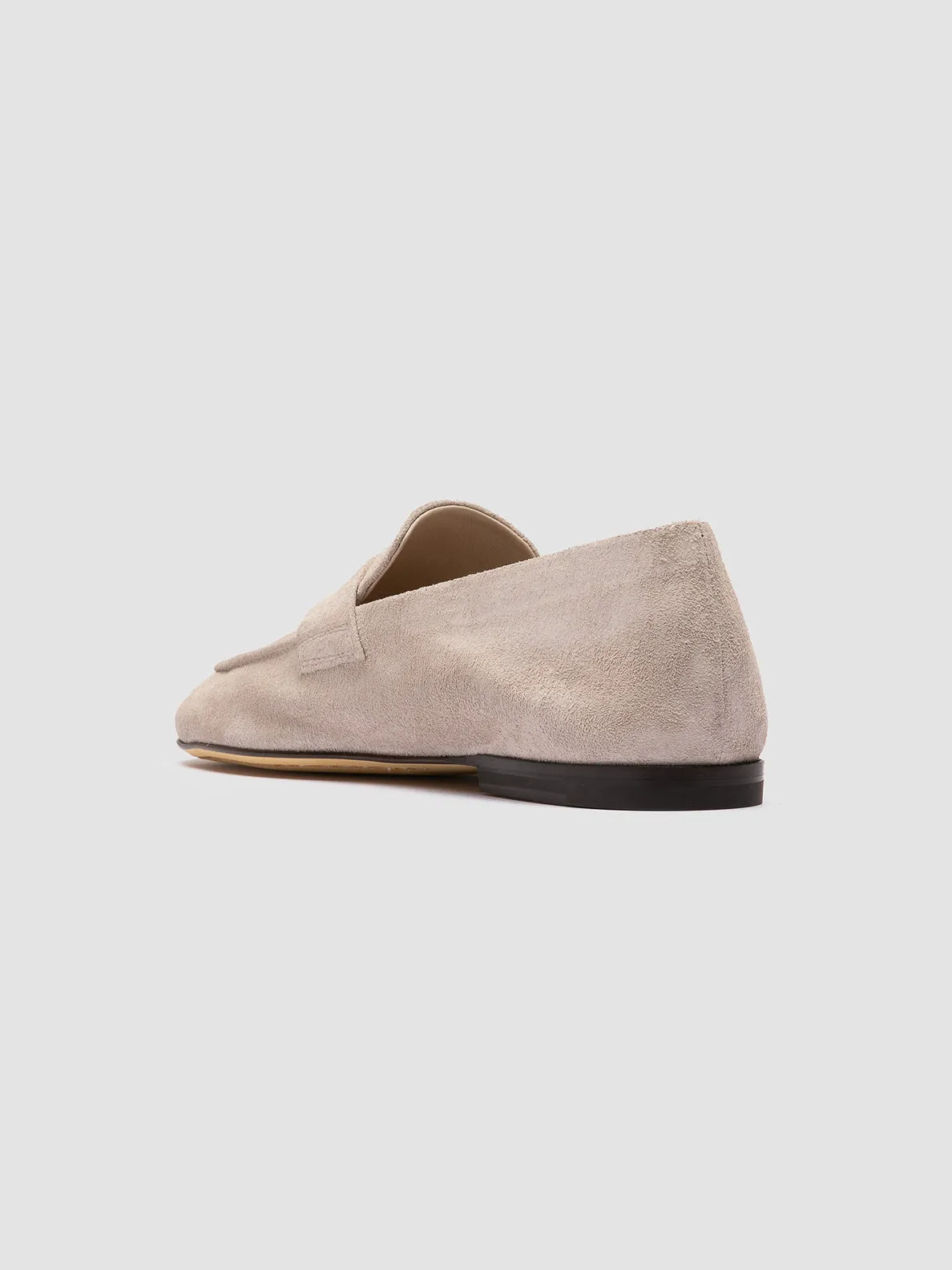AIRTO 001 - Ivory Suede Loafers Tailored Wardrobe