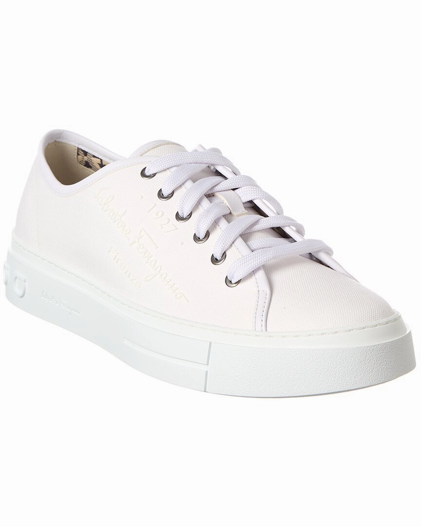Low Impact spring use Ferragamo Mediterr Eco Canvas Sneaker