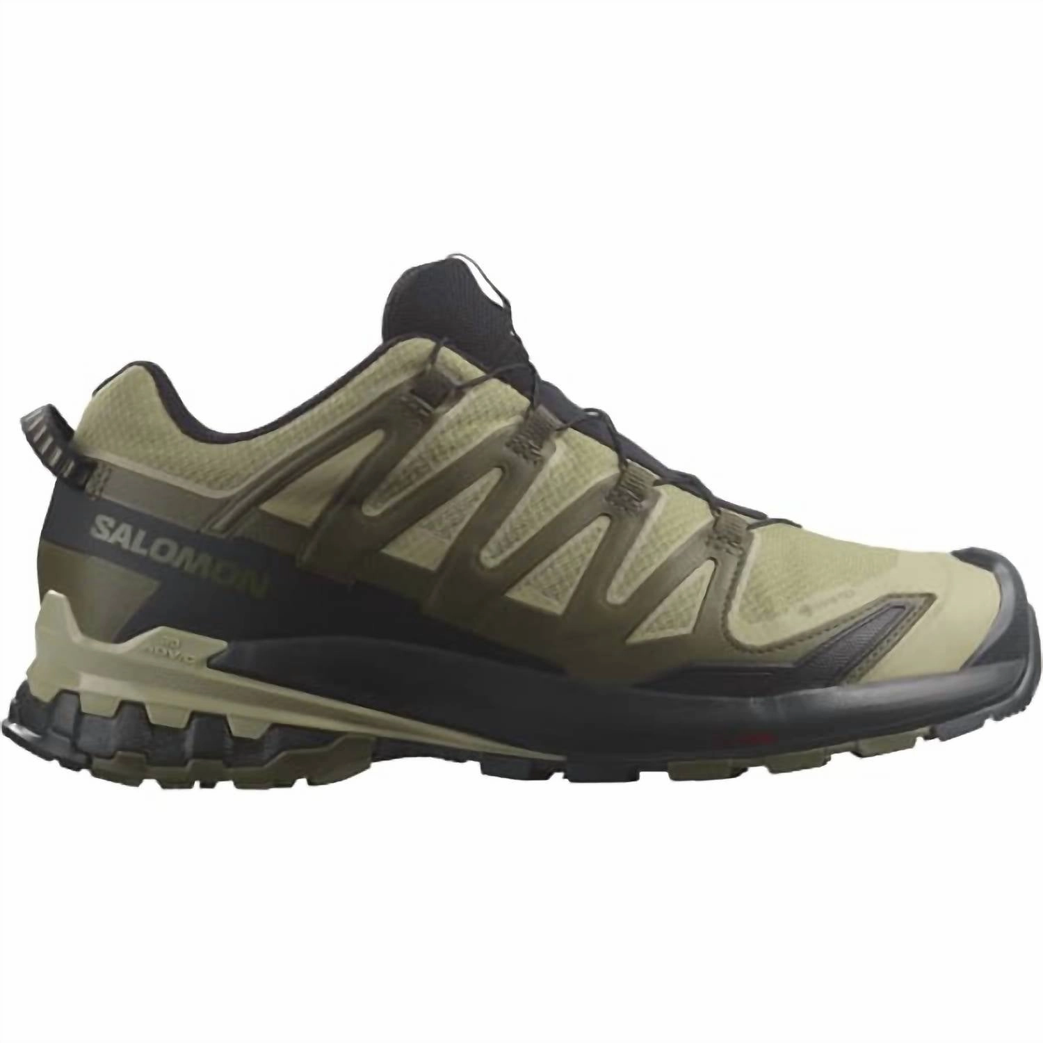 versatile - feature shoes running with a lace - up closure Men's Xa Pro 3D V9 Gtx Shoes In Dried Herb/black/olive Night