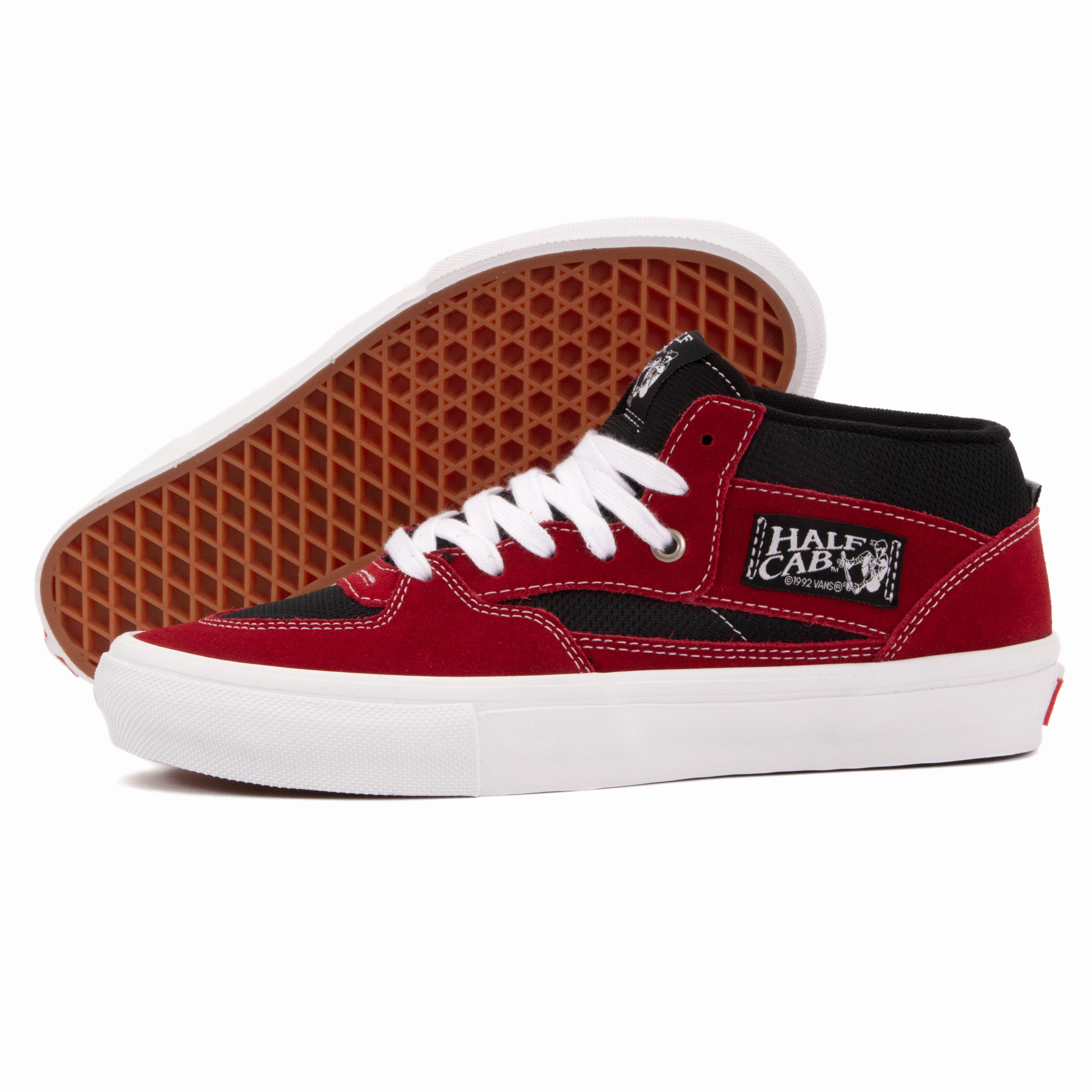 high - performance running option Vans - Skate Half Cab (Red/Black)