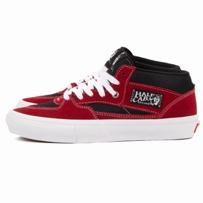 rigid sole shoes Vans - Skate Half Cab (Red/Black)