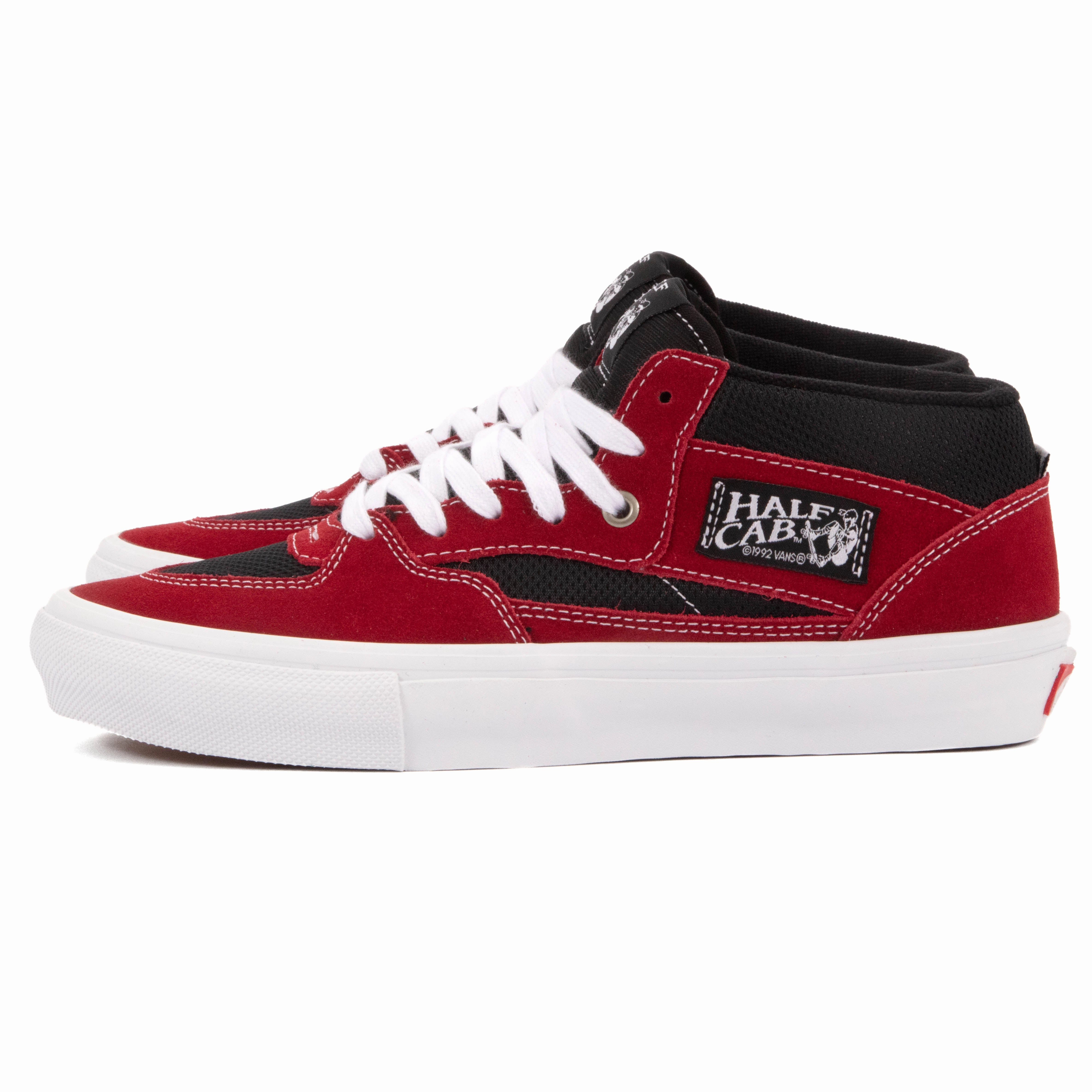 rigid sole shoes Vans - Skate Half Cab (Red/Black)