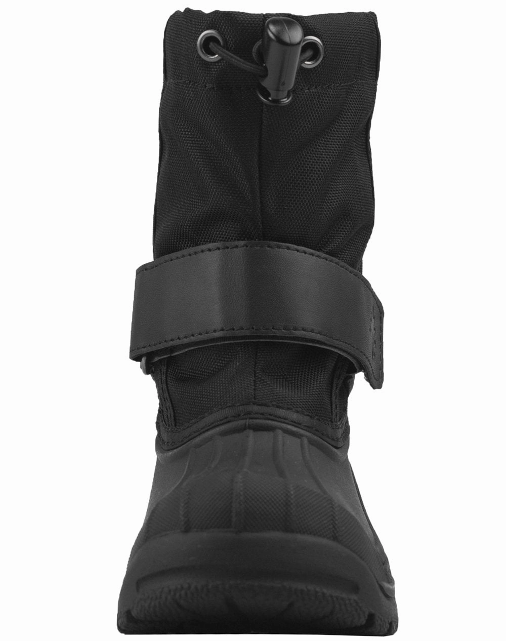 Stealth Black Velcro Snow Boots Winter Hikes