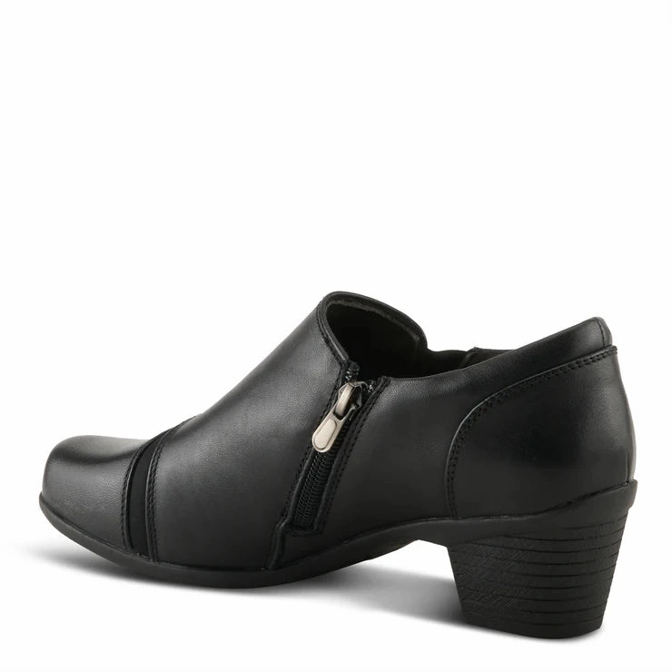 Spring Step Women's Klay Heeled Shootie in Black portable