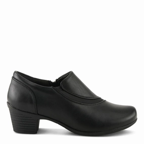 Spring Step Women's Klay Heeled Shootie in Black VIP Event
