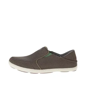 OluKai Men's Nohea Mesh Slip On in Mustang Slim Look