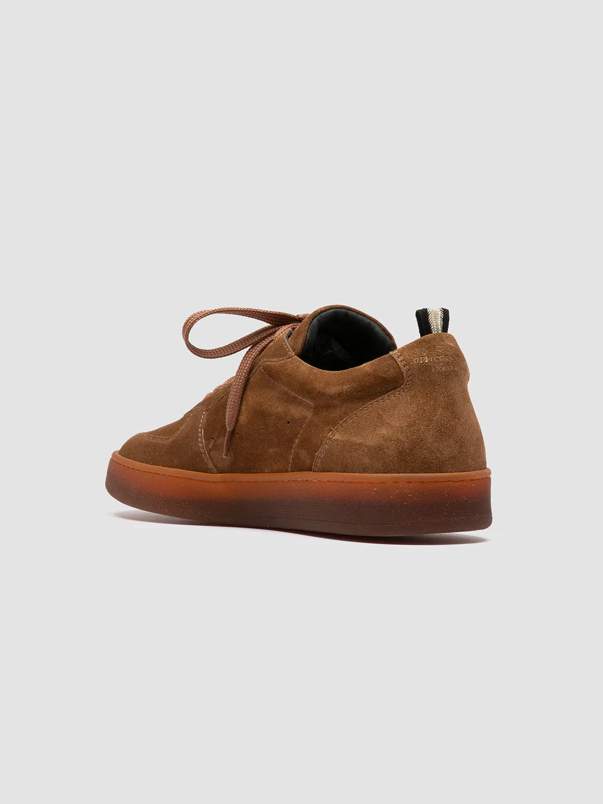 Comfort Lock Party Shoes ASSET 001 - Brown Suede Low Top Sneakers