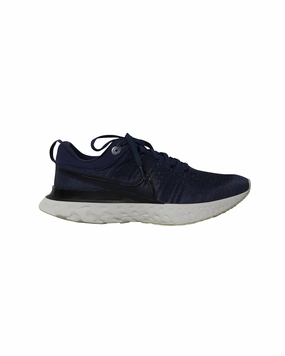 Nike Blue Infinity React 2 in Navy Blue Mesh Polyester park park accessory