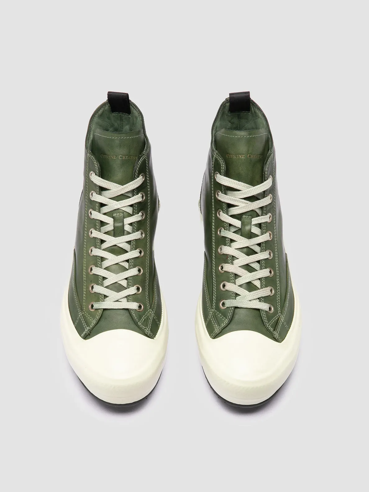 Functional Design cross - country running option MES DD 002 - Green Leather Sneakers