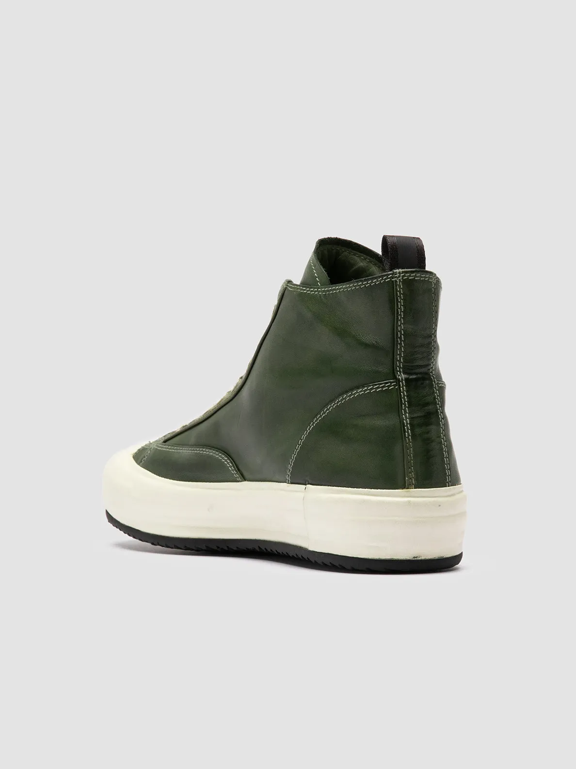 MES DD 002 - Green Leather Sneakers packable