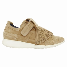 Pierre Hardy Suede Leather Fringe Detail Loafer Sneakers carbon - fiber - feature shoes
