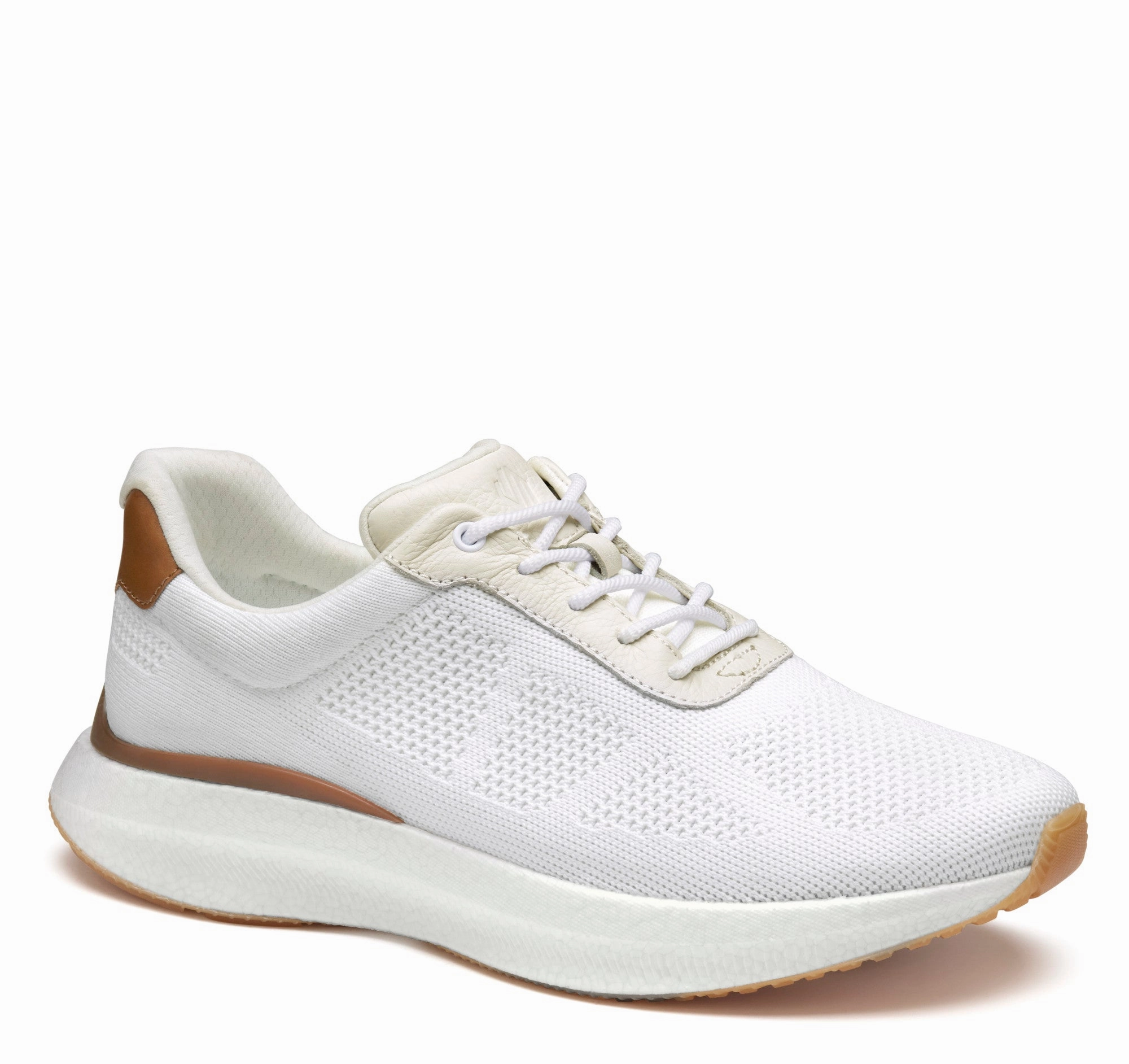 neutral colored shoes footgear Johnston & Murphy Men's Traverse Knit U-Throat Sneaker Shoe