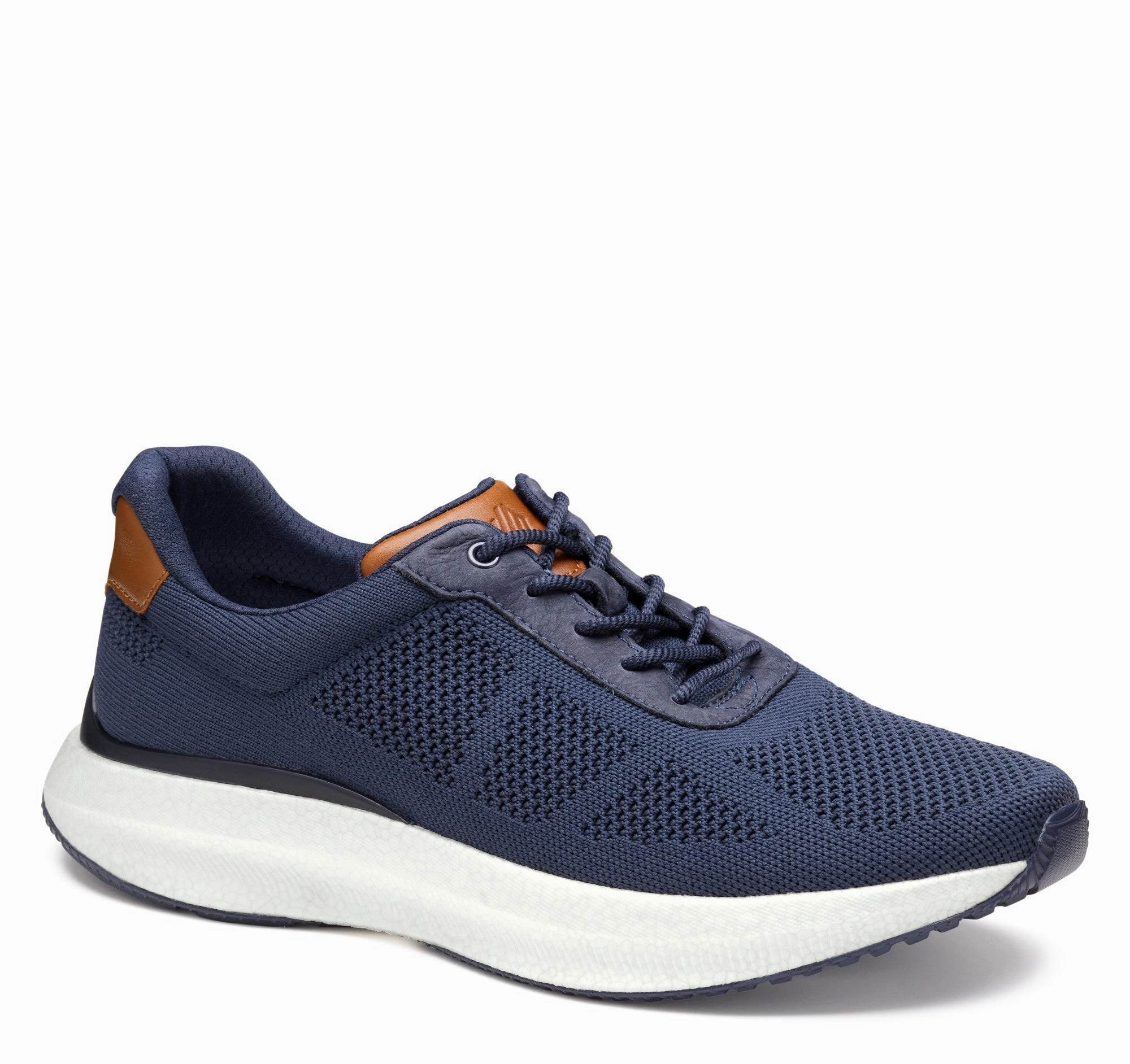 cross - country runner durability - brand shoes Johnston & Murphy Men's Traverse Knit U-Throat Sneaker Shoe