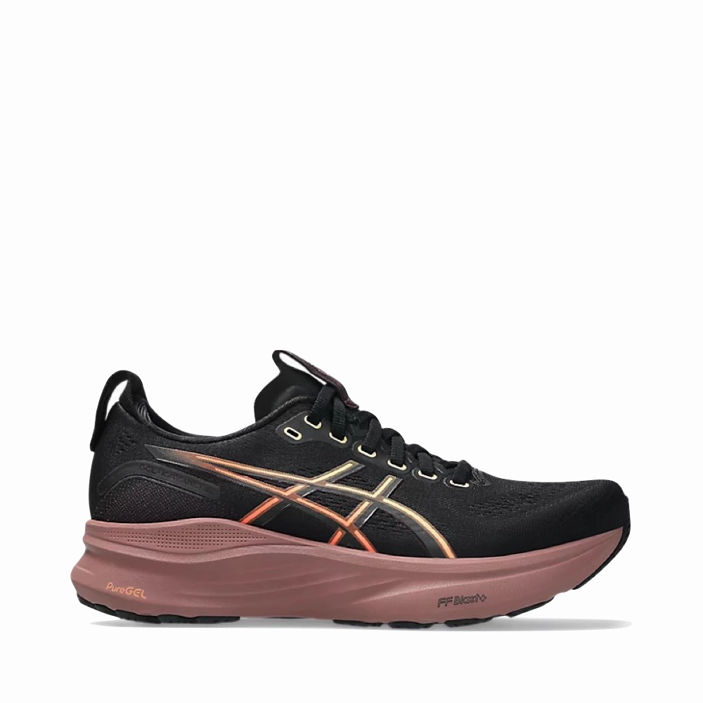 Art Fair Asics Women's GEL-KAYANO 32 Sneaker in Black/Dark Currant