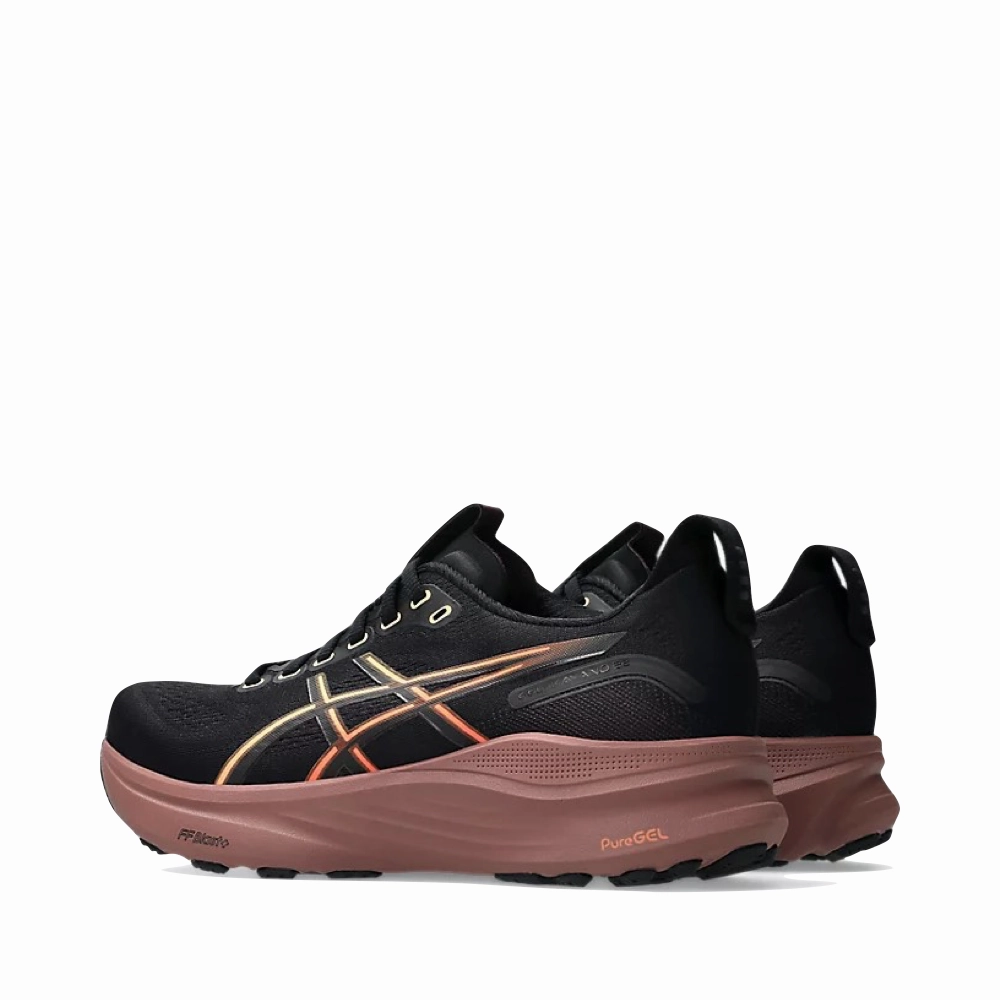 Soft   leather Vintage Cool Asics Women's GEL-KAYANO 32 Sneaker in Black/Dark Currant