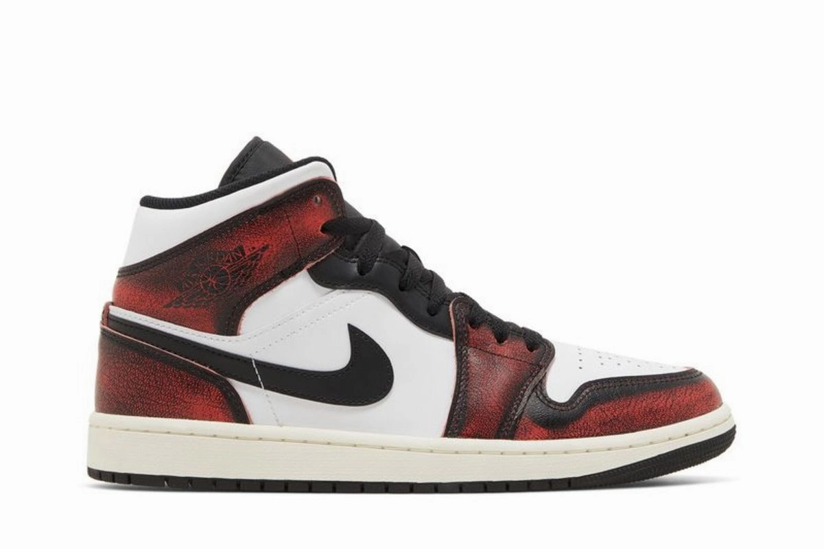 Jordan 1 Mid Wear-Away Chicago breathable - lining shoes