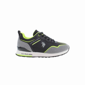 running on gravel shoes amateur running shoes U.S. POLO ASSN. Polyester Men's Sneaker