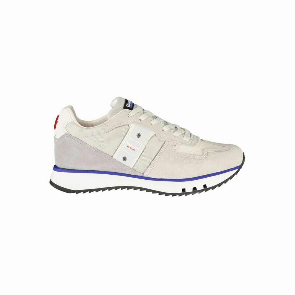 Lightweight Cushion Focus - boosting Blauer Leather Men Men's Sneaker