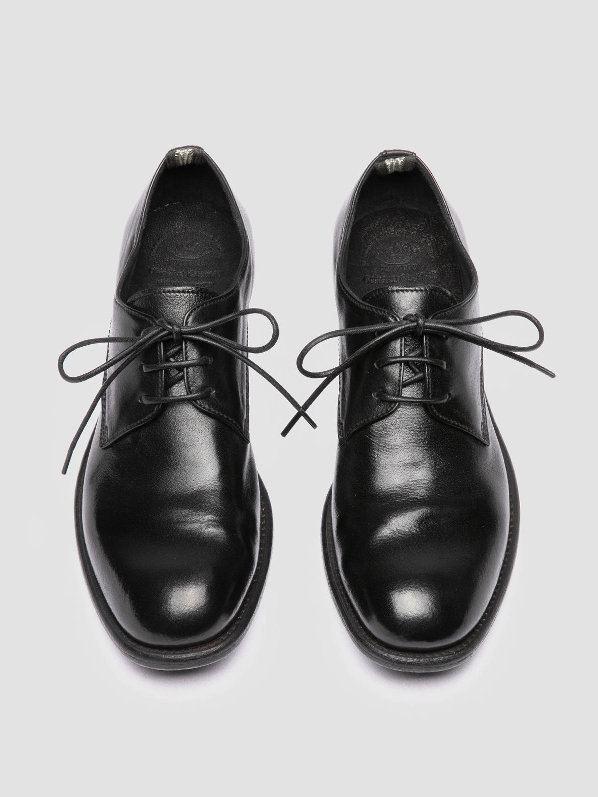 Lasting Comfort CALIXTE 068 - Black Leather Derby Shoes