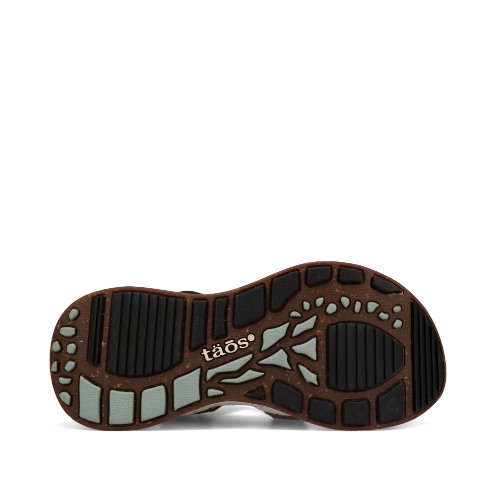 Dressy Stretchable Taos Women's Super Z Sandal in Sage/Olive Multi